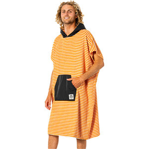 2021 Rip Curl Surf Sock Changing Robe / Hooded Towel CTWBH9 - Orange